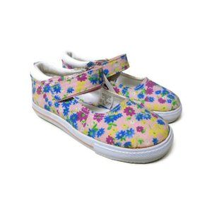Smart Step pink floral canvas maryjane shoes